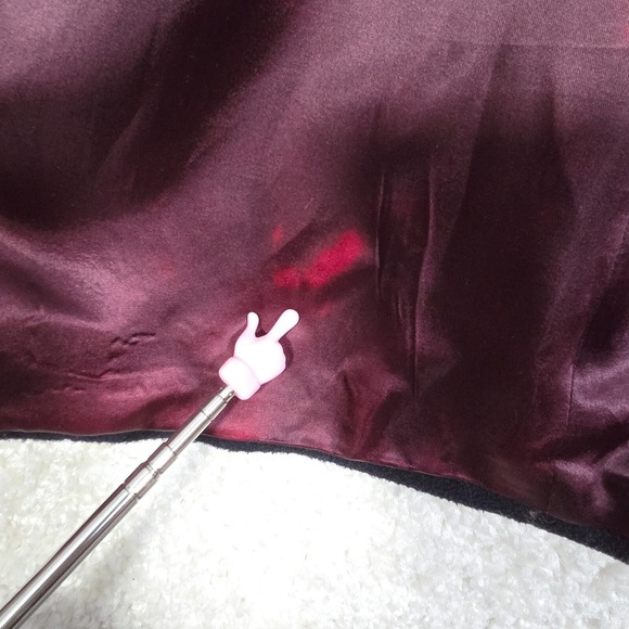 Lanificio Vallombrosa Coat Mens 42R Navy Blue Wool Cashmere Long Preppy - Picture 8 of 15